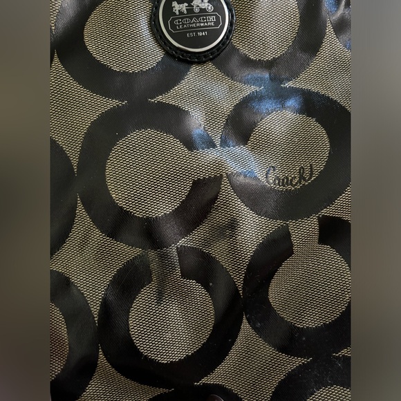 Opt Art Signature Coach Tote - Picture 10 of 13